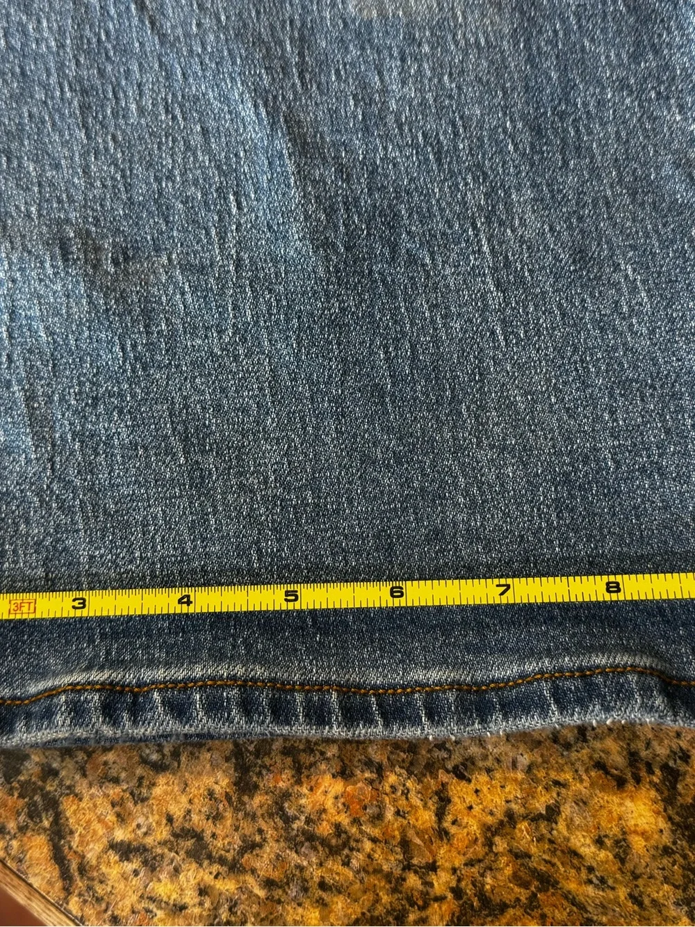 Quince Comfort Stretch High Rise Relaxed Straight Jeans Womens 32 Blue Organic - Picture 9 of 13